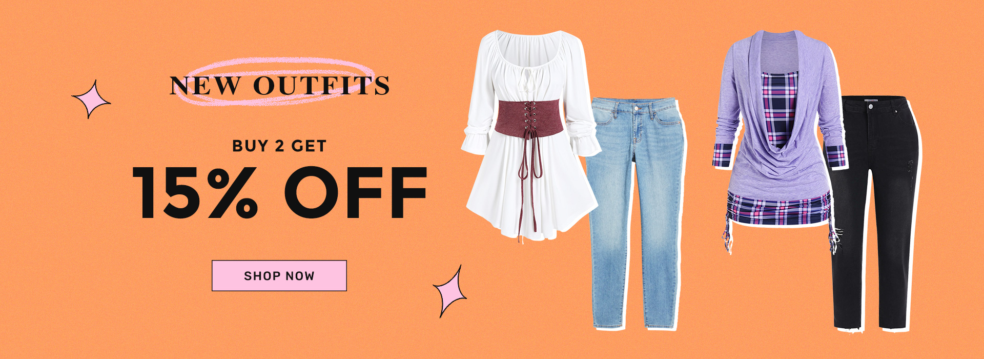 rosegal.com - Avail Buy 2 Get 15% off
