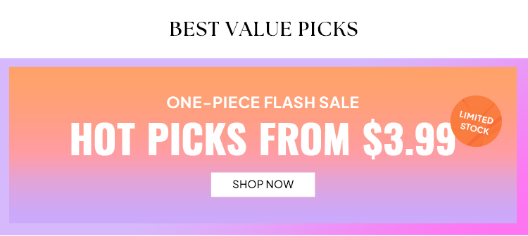 ONE-PIECE FLASH SALE