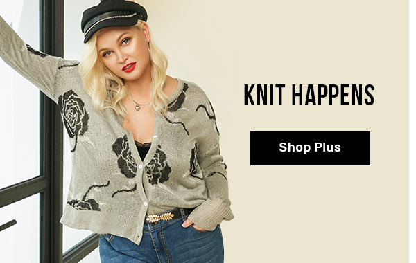 rosegal.com - Buy Two Get One Free on Women's Plus Size Knit Collection