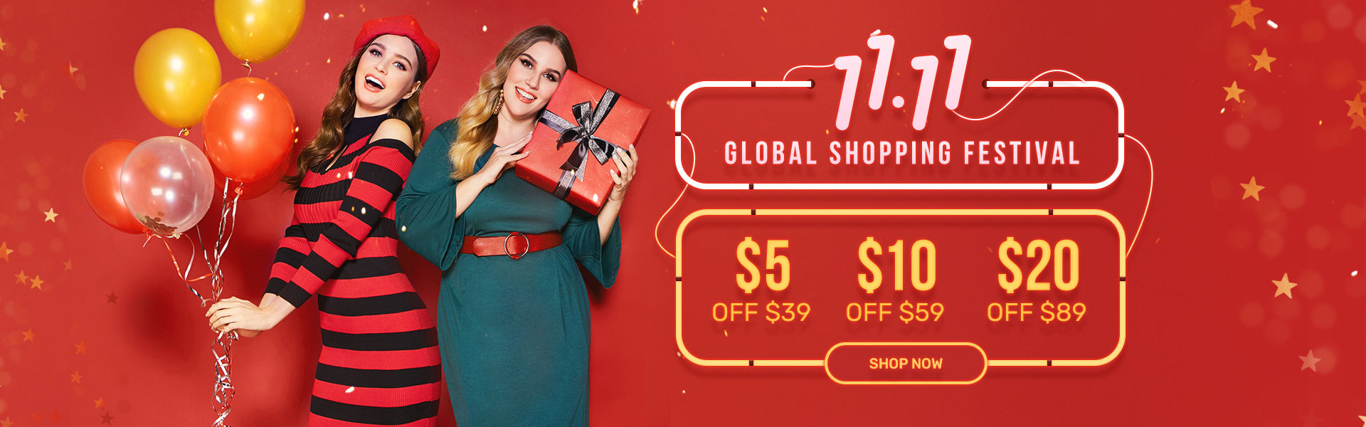 rosegal.com - 11.11 Global Shopping Festival – Up to $20 Off on all products
