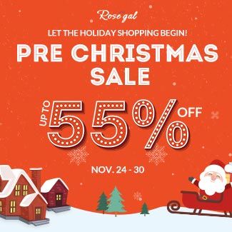 Rosegal Christmas Sales is on the way! promotion